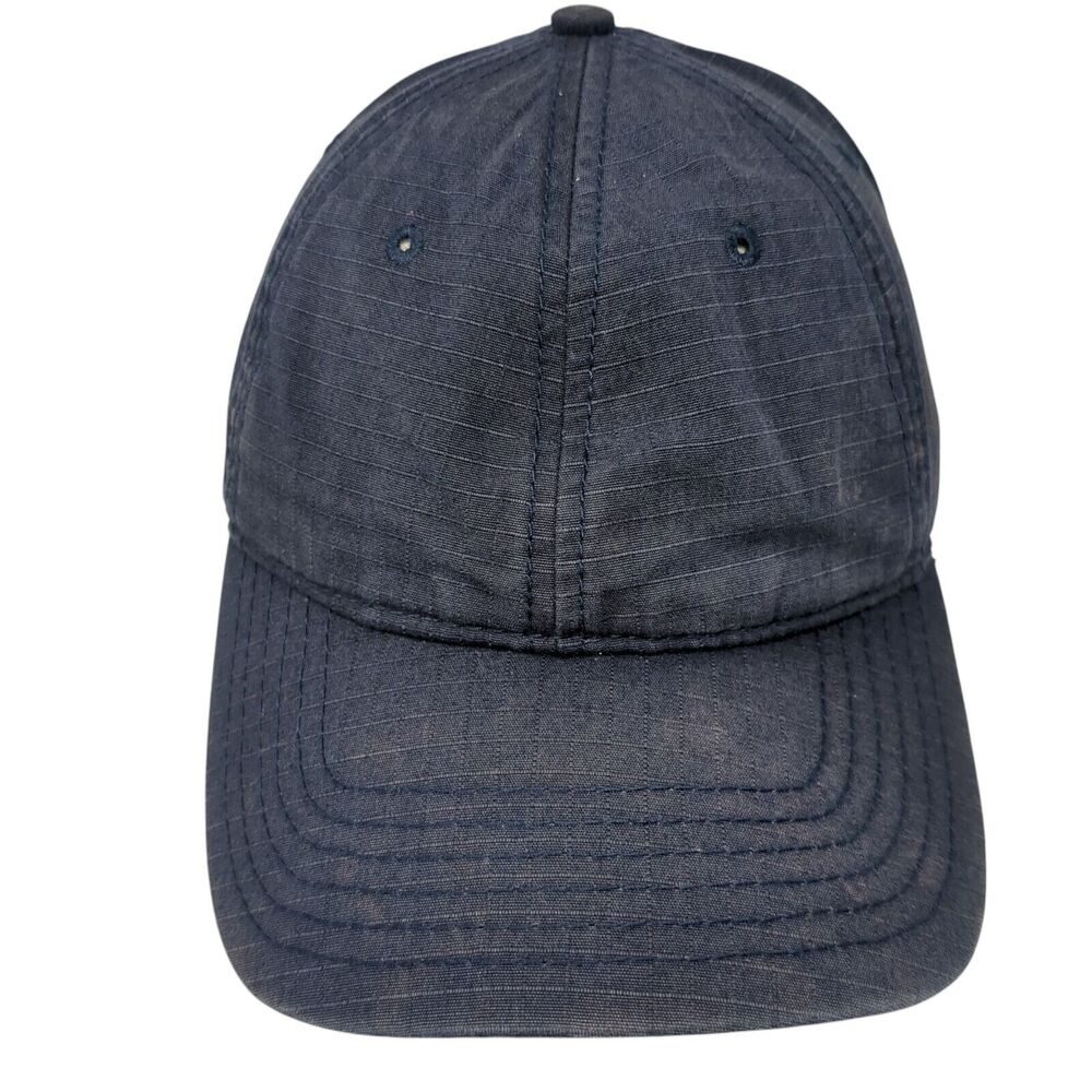 OC Headwear Strapback Hat Blue One Size Adjustable Solid 6 Panel Blank